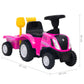 Kindertractor New Holland Roze