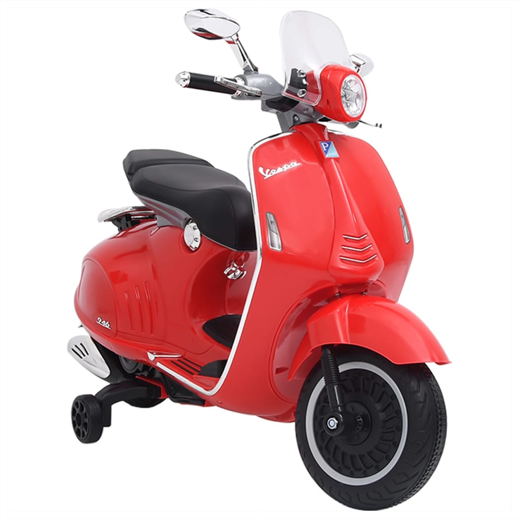 Speelgoedmotor Elektrisch Vespa Gts300 Rood