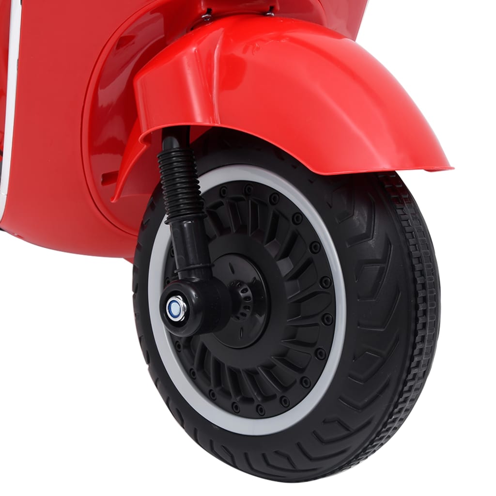 Speelgoedmotor Elektrisch Vespa Gts300 Rood