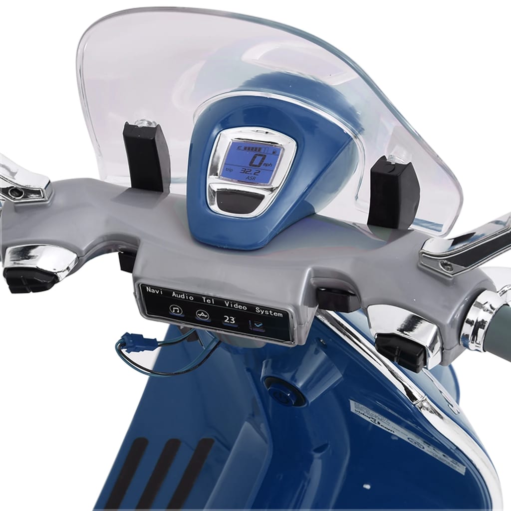 Speelgoedmotor Elektrisch Vespa Gts300 Blauw
