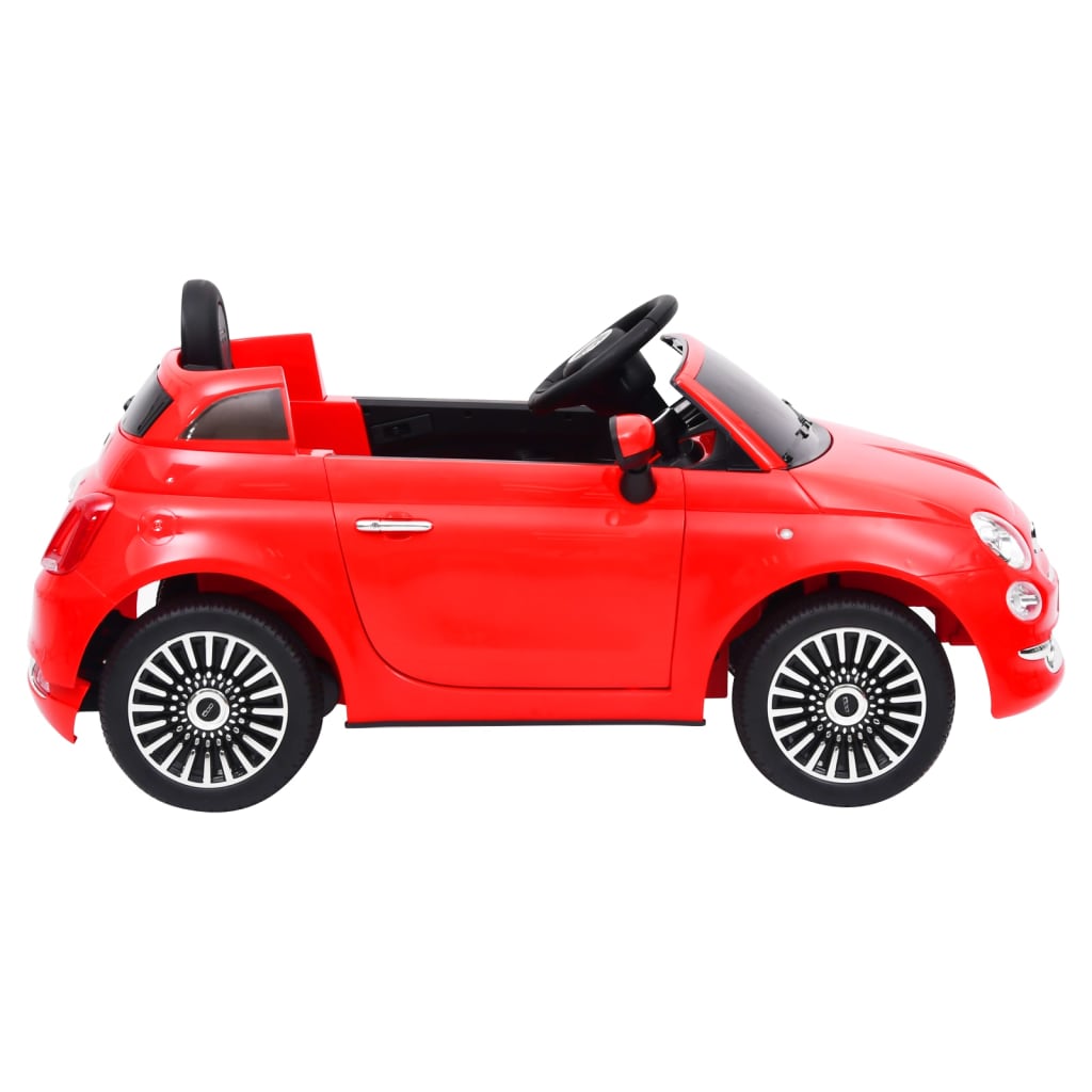 Kinderauto Fiat 500 Elektrisch Rood