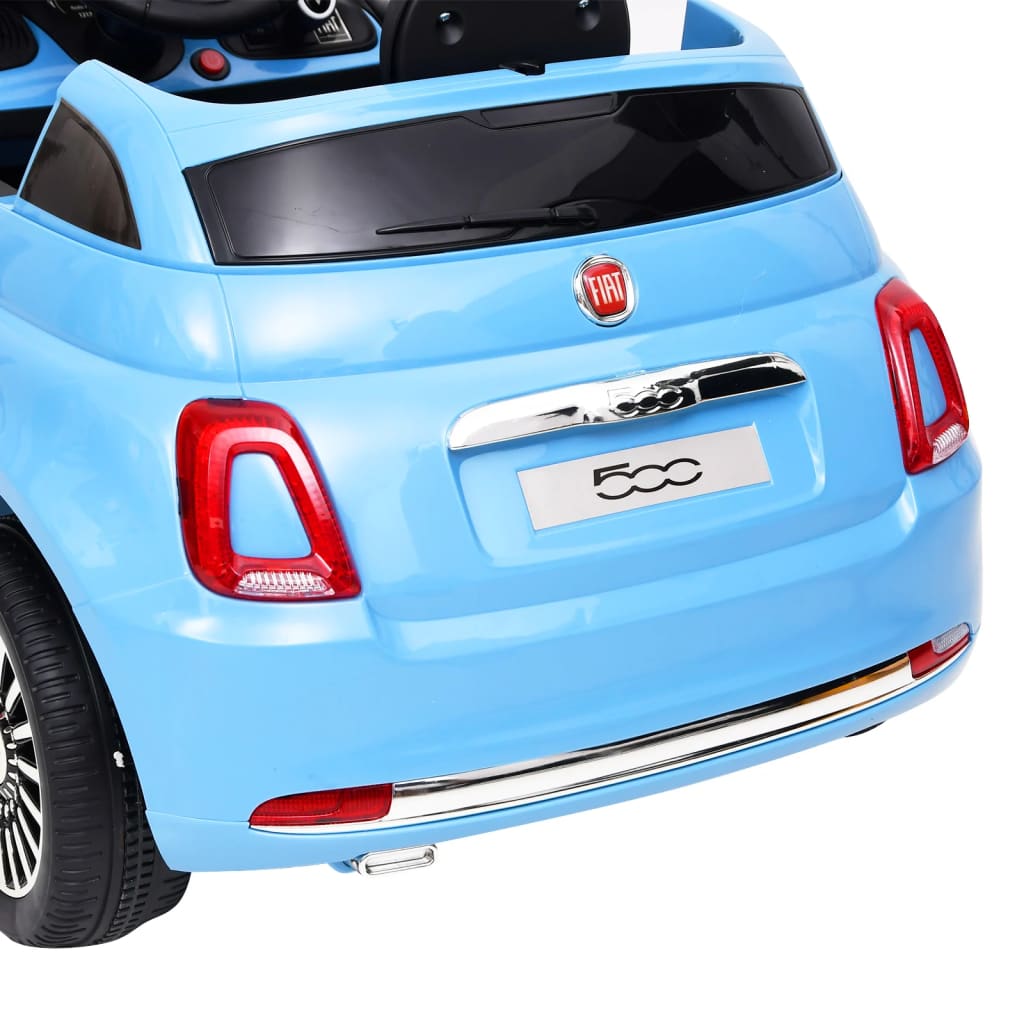 Kinderauto Fiat 500 Elektrisch Blauw