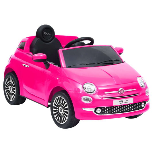Kinderauto Fiat 500 Elektrisch Roze