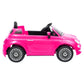 Kinderauto Fiat 500 Elektrisch Roze