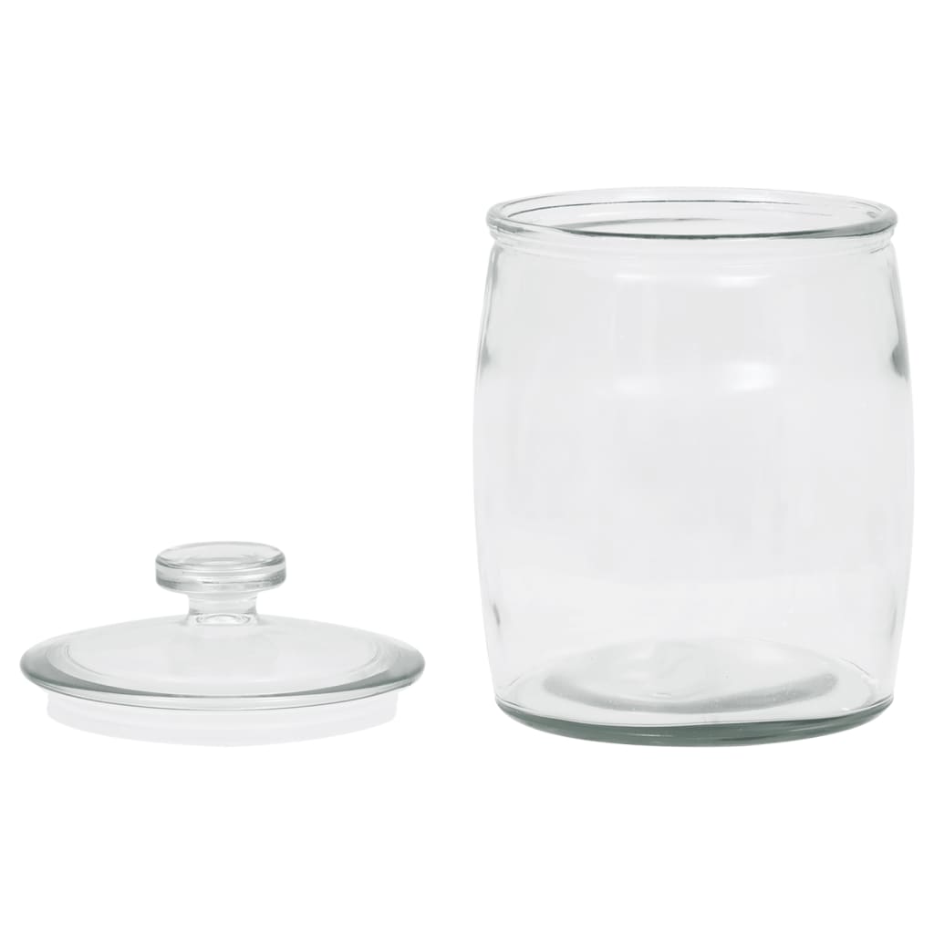 Opbergpotten Met Deksel 4 St 2000 Ml Glas