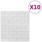 3D-Behang Zelfklevend 10 St Bakstenen Wit