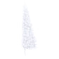 Kunstkerstboom Met Standaard Half 150 Cm Pvc Wit