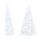 Kunstkerstboom Met Standaard Half 180 Cm Pvc Wit
