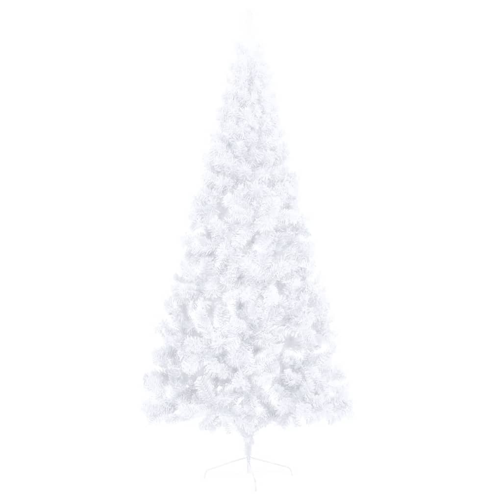 Kunstkerstboom Met Standaard Half 180 Cm Pvc Wit
