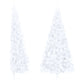 Kunstkerstboom Met Standaard Half 240 Cm Pvc Wit