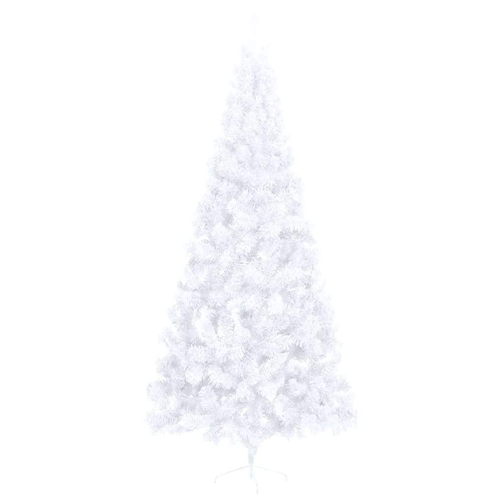 Kunstkerstboom Met Standaard Half 240 Cm Pvc Wit