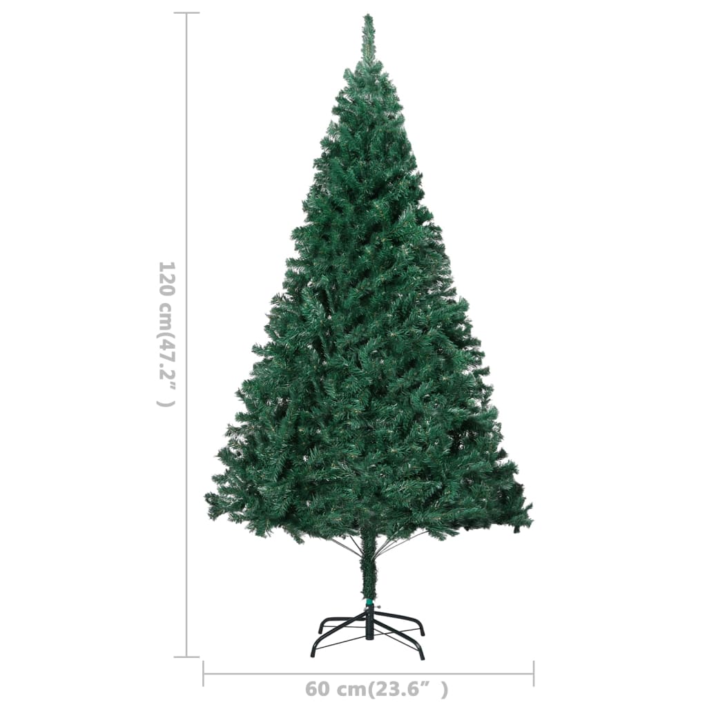 Kunstkerstboom Met Dikke Takken 120 Cm Pvc Groen