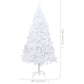Kunstkerstboom Met Dikke Takken 120 Cm Pvc Wit
