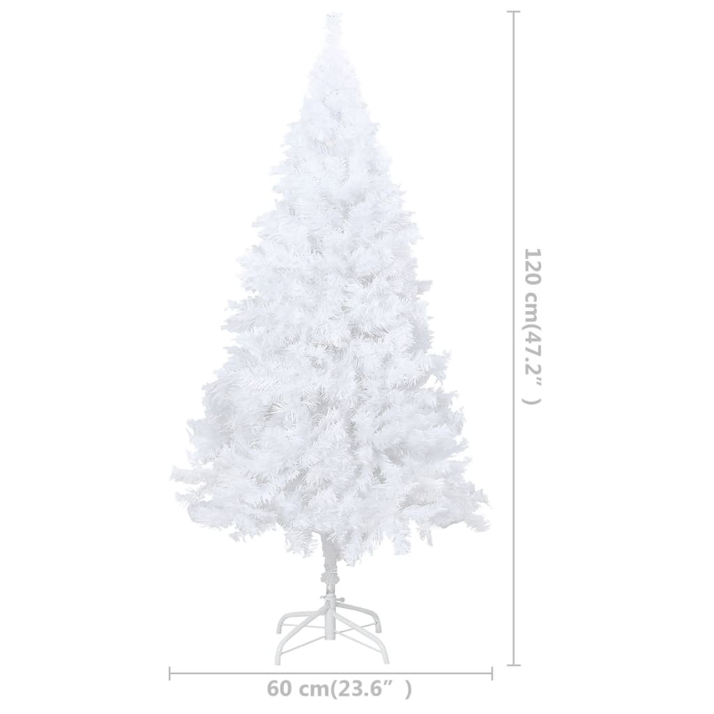Kunstkerstboom Met Dikke Takken 120 Cm Pvc Wit