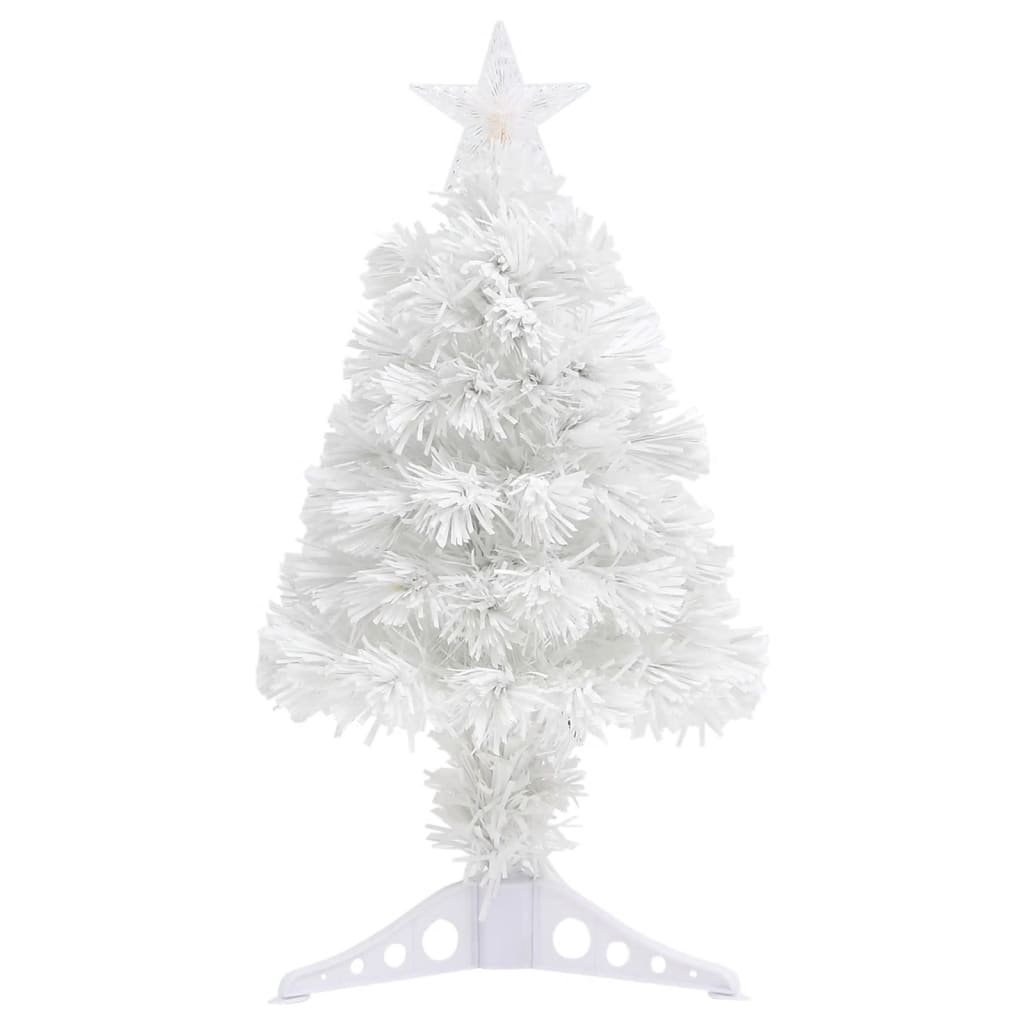 Kunstkerstboom Met Led 64 Cm Glasvezel Wit