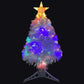 Kunstkerstboom Met Led 64 Cm Glasvezel Wit