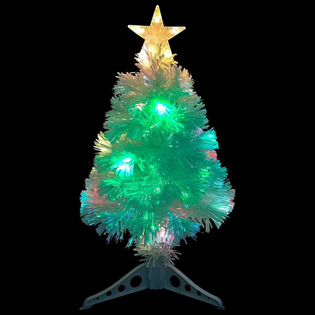 Kunstkerstboom Met Led 64 Cm Glasvezel Wit