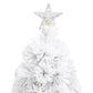 Kunstkerstboom Met Led 64 Cm Glasvezel Wit