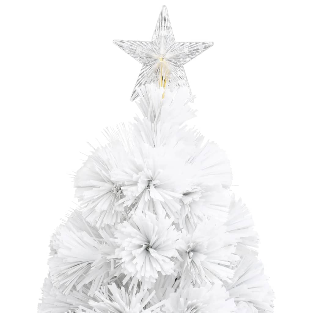 Kunstkerstboom Met Led 64 Cm Glasvezel Wit