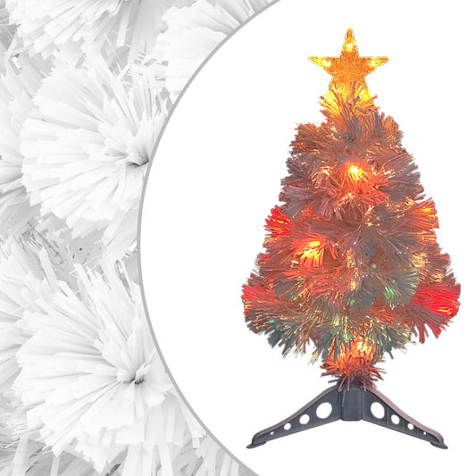 Kunstkerstboom Met Led 64 Cm Glasvezel Wit
