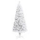 Kunstkerstboom Met Led 180 Cm Glasvezel Wit