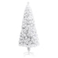 Kunstkerstboom Met Led 210 Cm Glasvezel Wit