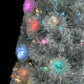 Kunstkerstboom Met Led 210 Cm Glasvezel Wit