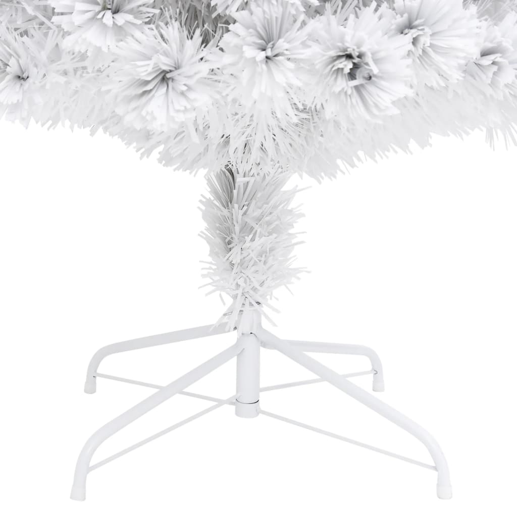 Kunstkerstboom Met Led 240 Cm Glasvezel Wit