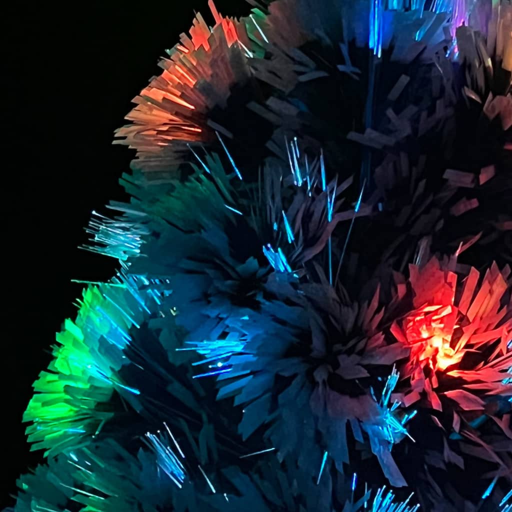 Kunstkerstboom Met Led 64 Cm Glasvezel Wit En Blauw