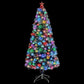 Kunstkerstboom Met Led 150 Cm Glasvezel Wit En Blauw