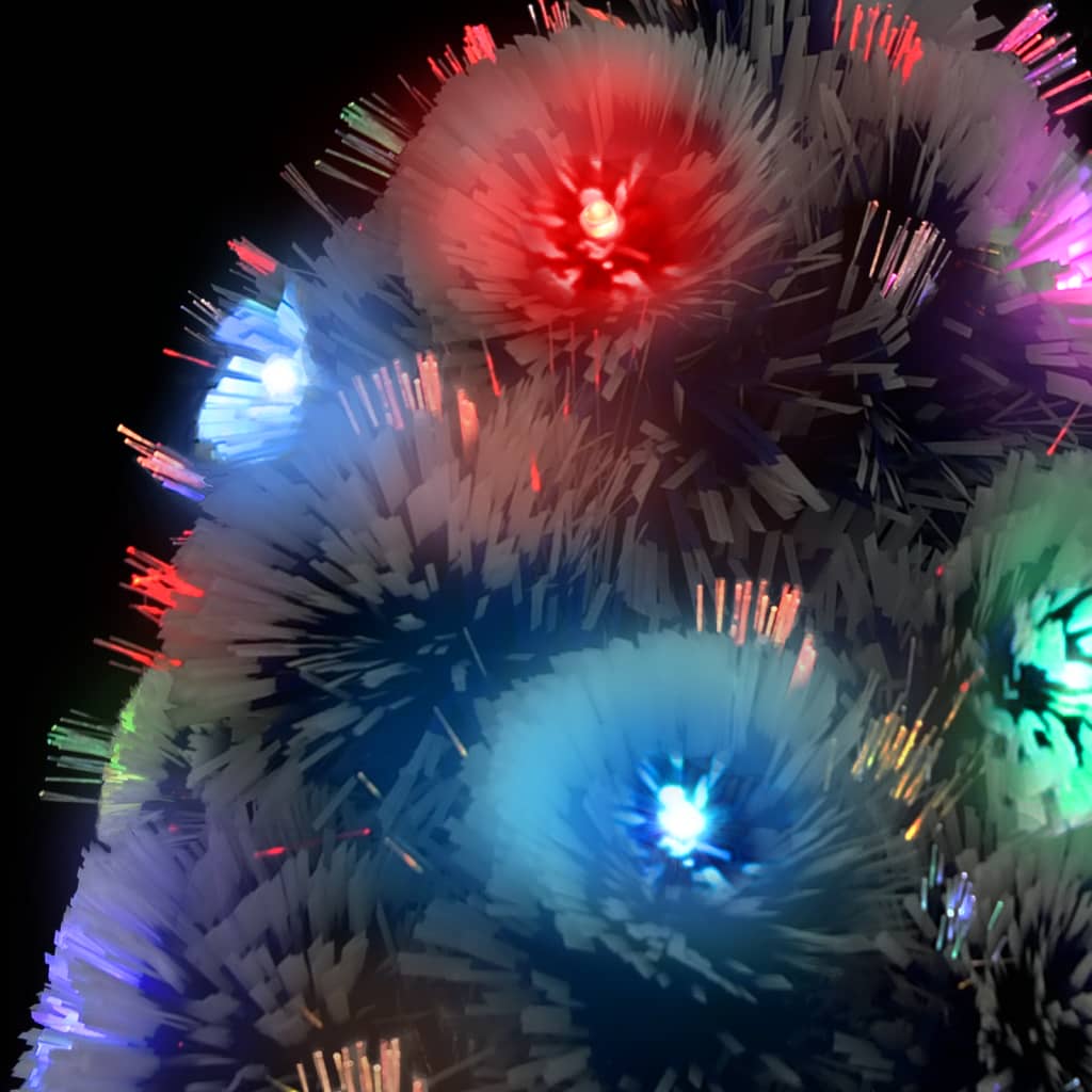 Kunstkerstboom Met Led 150 Cm Glasvezel Wit En Blauw