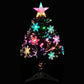 Kerstboom Met Led-Sneeuwvlokken 64 Cm Glasvezel Zwart