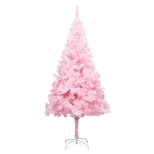 Kunstkerstboom Met Standaard 240 Cm Pvc Roze