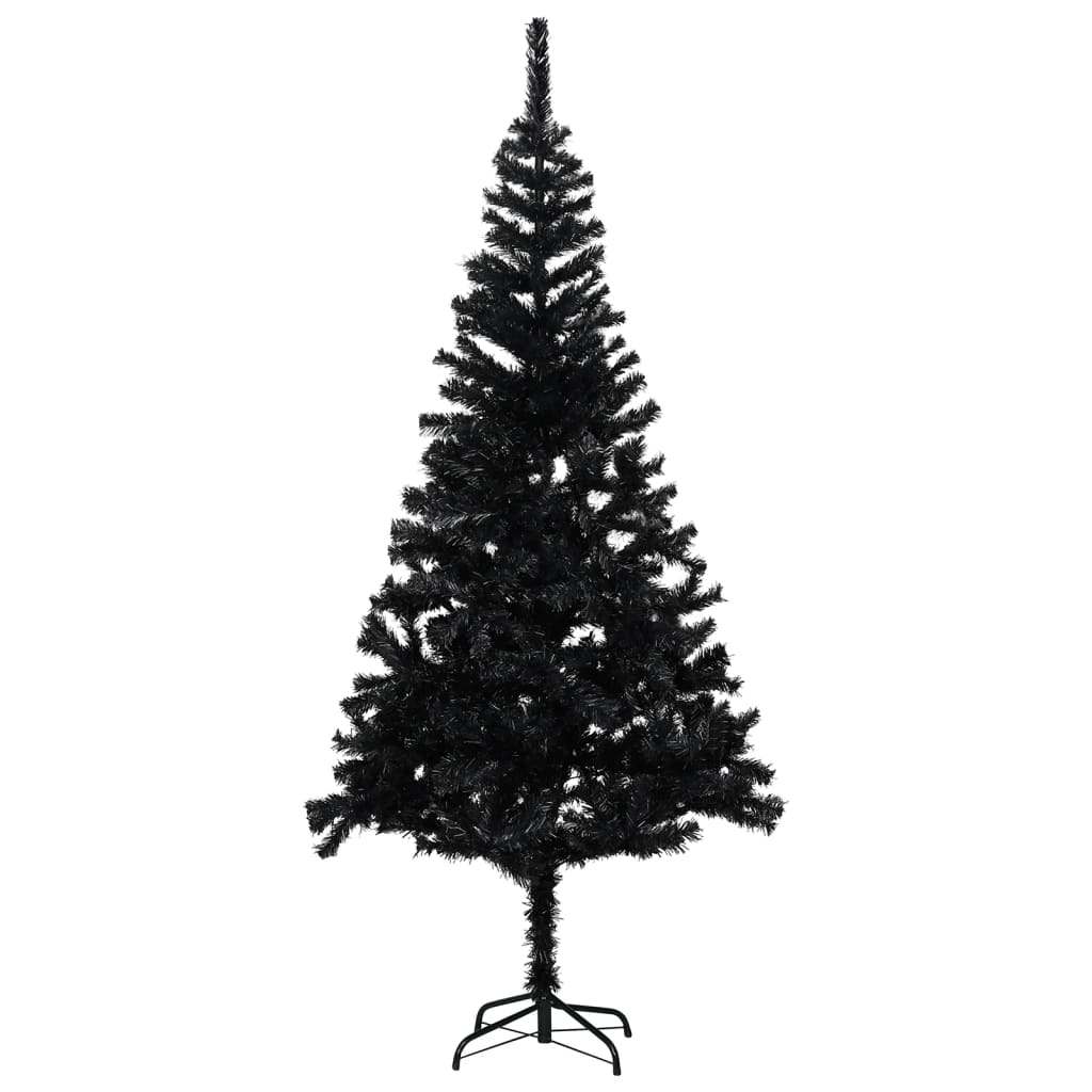 Kunstkerstboom Met Standaard 240 Cm Pvc Zwart