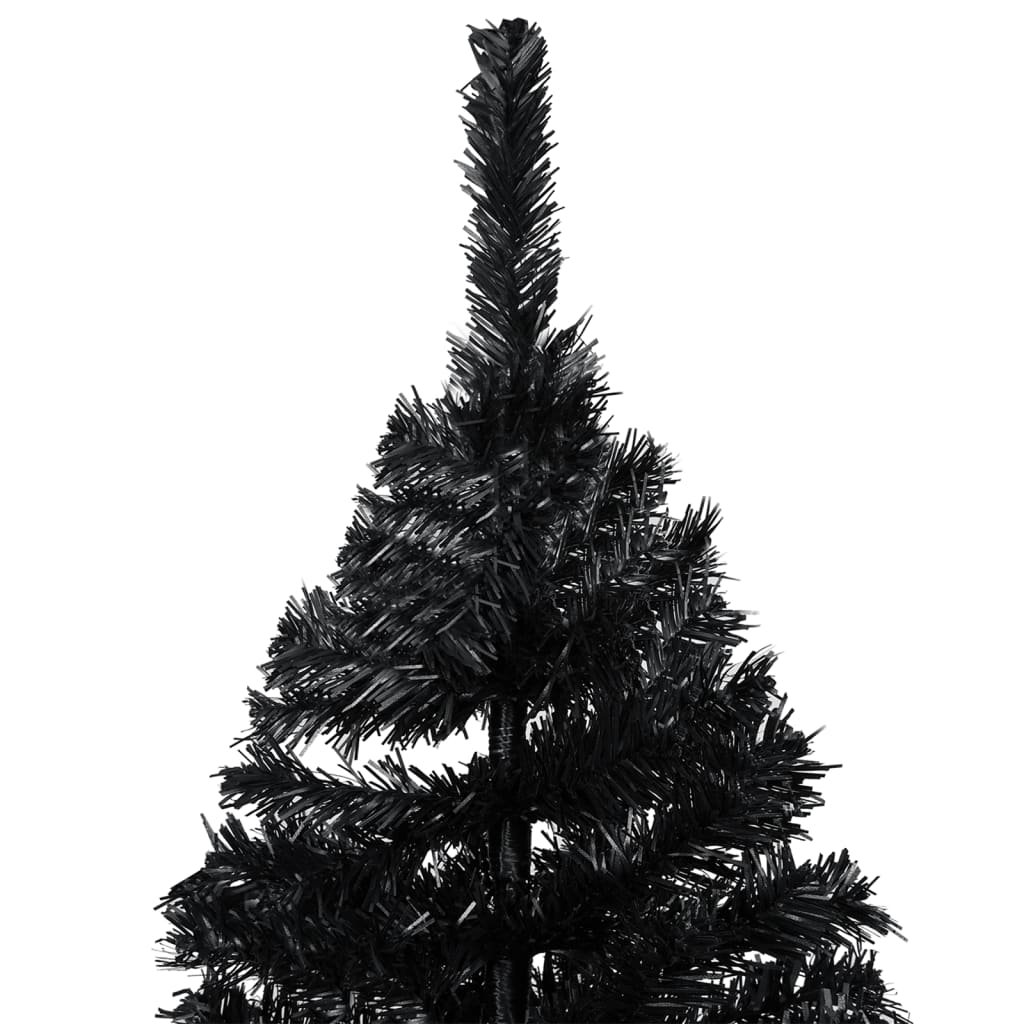 Kunstkerstboom Met Standaard 240 Cm Pvc Zwart