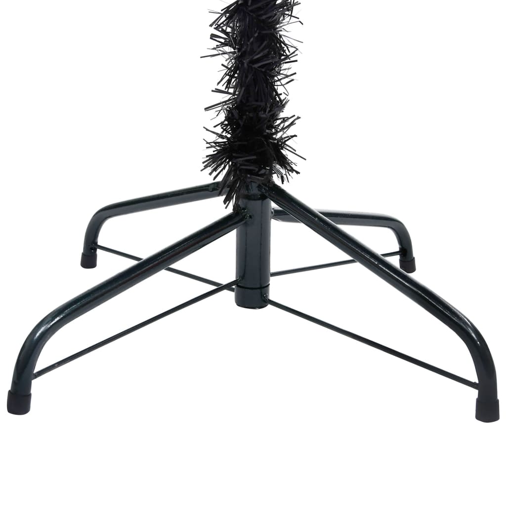 Kunstkerstboom Met Standaard 240 Cm Pvc Zwart