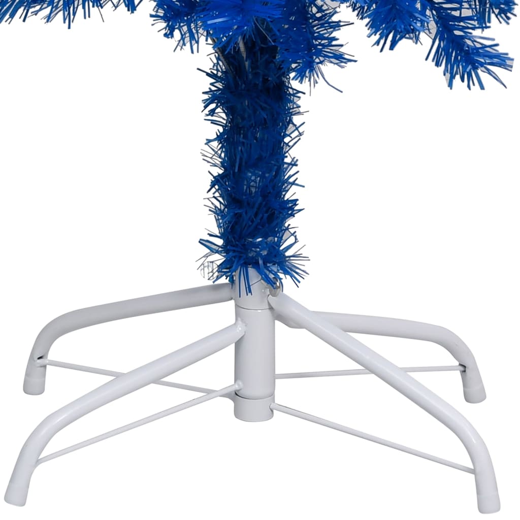 Kunstkerstboom Met Standaard 240 Cm Pvc Blauw