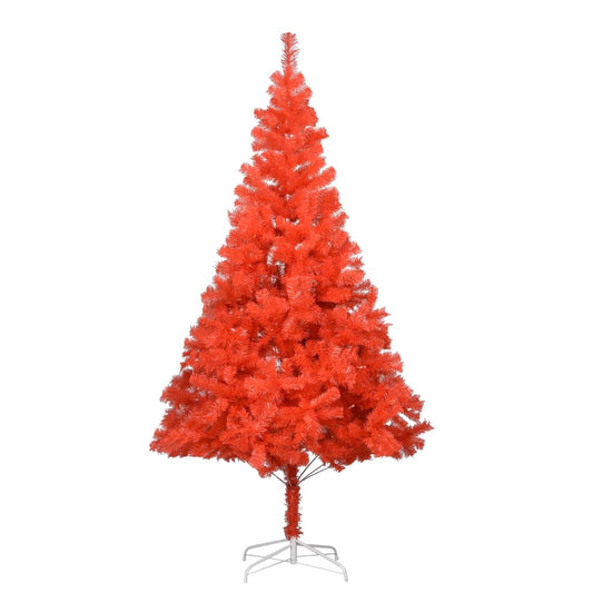 Kunstkerstboom Met Standaard 240 Cm Pvc Rood