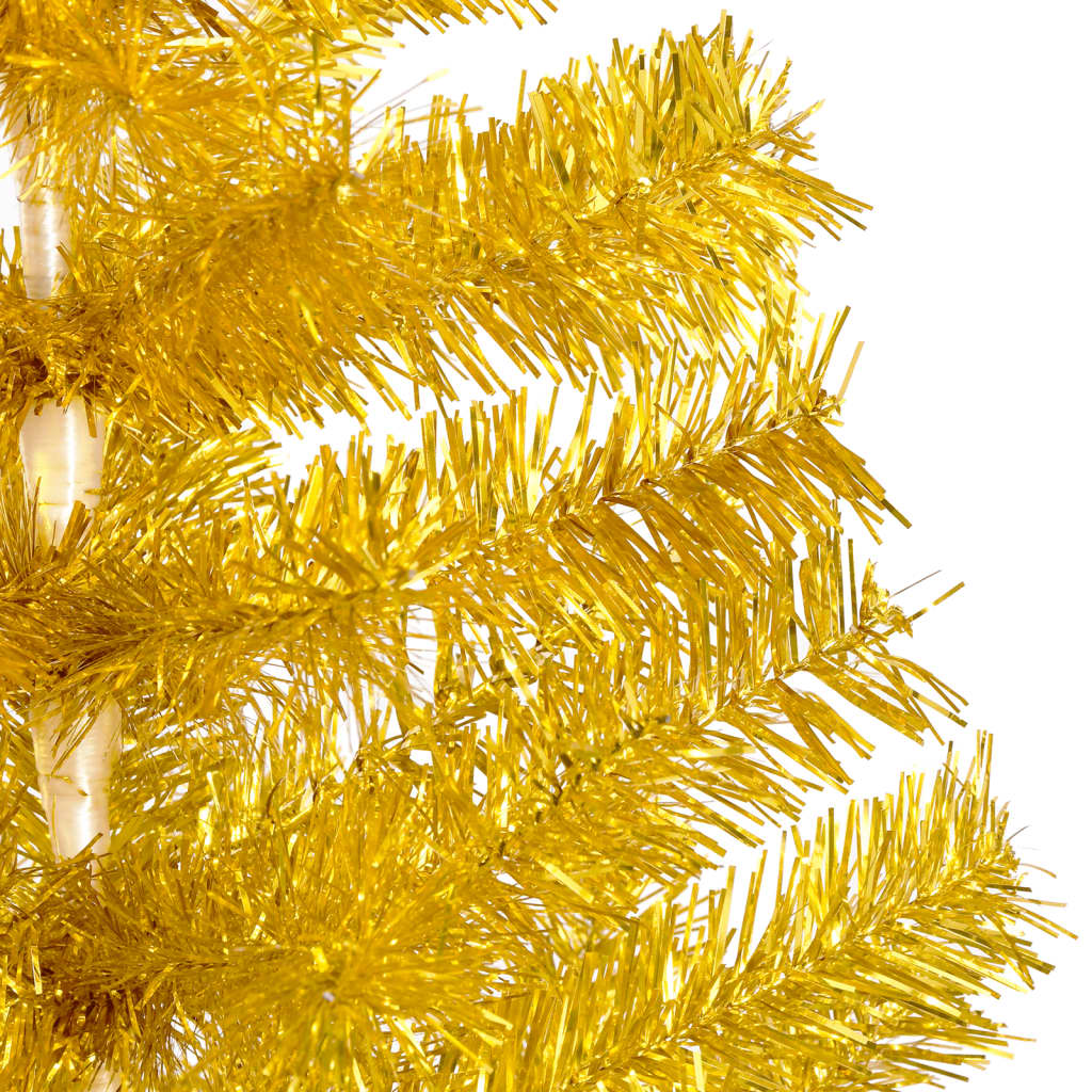 Kunstkerstboom Met Standaard 240 Cm Pet Goudkleurig