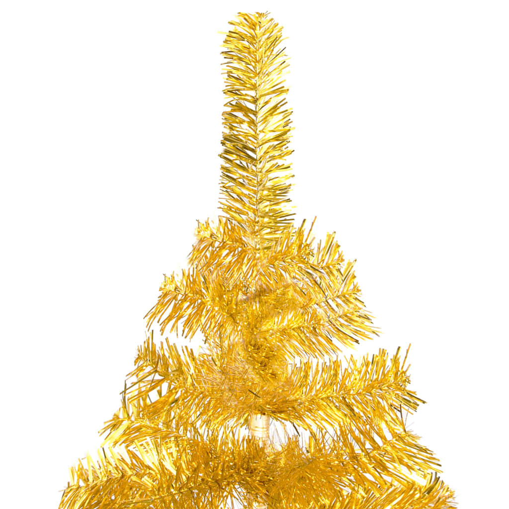 Kunstkerstboom Met Standaard 240 Cm Pet Goudkleurig