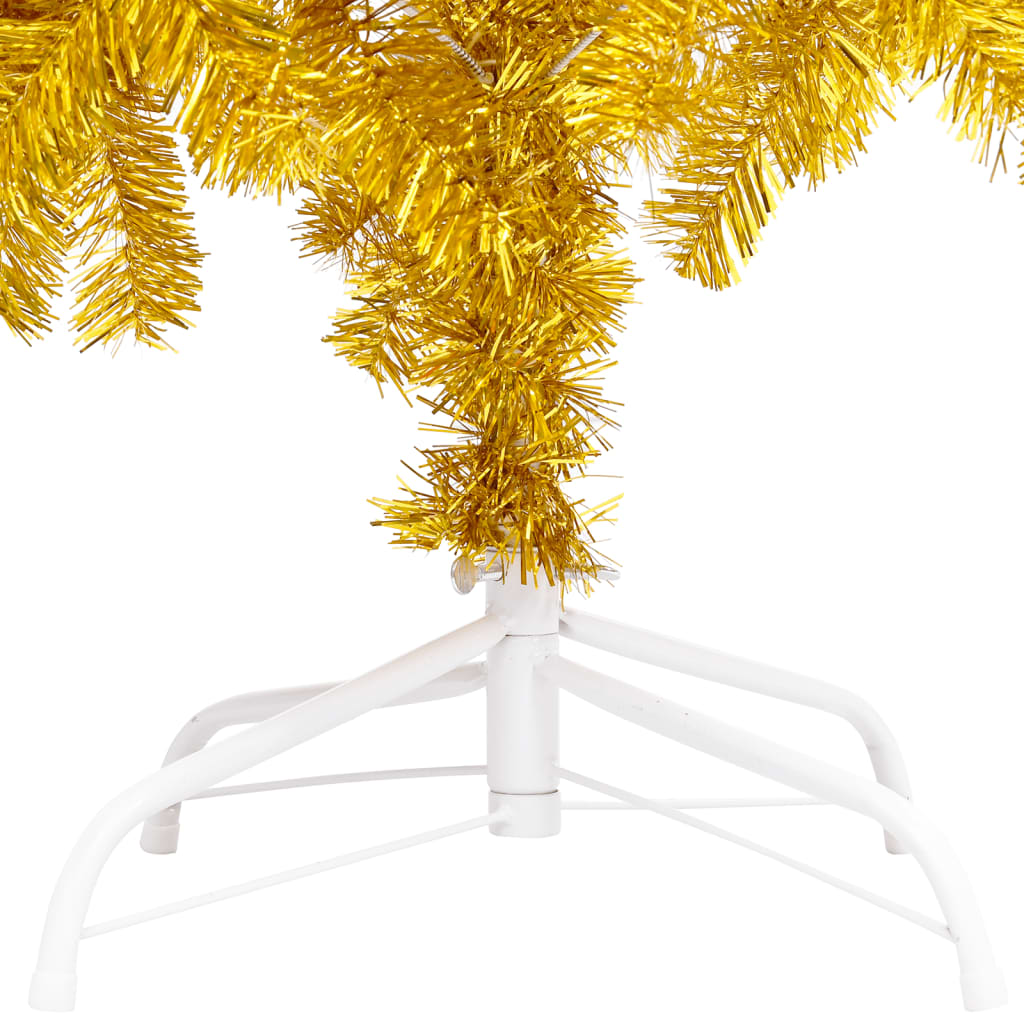 Kunstkerstboom Met Standaard 240 Cm Pet Goudkleurig