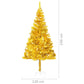 Kunstkerstboom Met Standaard 240 Cm Pet Goudkleurig