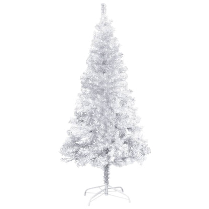 Kunstkerstboom Met Standaard 120 Cm Pet Zilverkleurig
