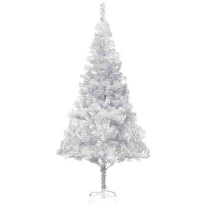 Kunstkerstboom Met Standaard 240 Cm Pet Zilverkleurig