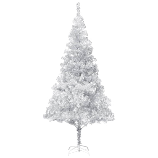 Kunstkerstboom Met Standaard 240 Cm Pet Zilverkleurig