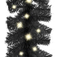 Kerstslinger Met Led-Lampjes 5 M Zwart