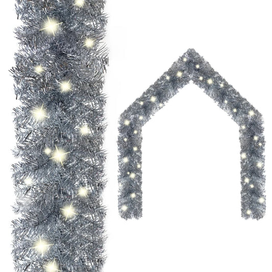 Kerstslinger Met Led-Lampjes 5 M Zilverkleurig