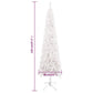 Kerstboom Smal 120 Cm Wit