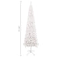 Kerstboom Smal 180 Cm Wit