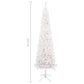 Kerstboom Smal 210 Cm Wit